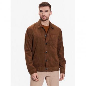 Sisley Braune Kunstlederjacke 2CF6SN01S
