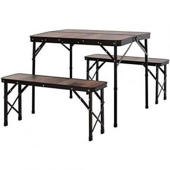 Outsunny Outdoor Folding Table with Chairs