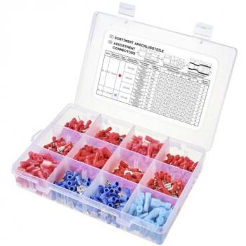 TC-11894516 Crimp Connector Set 0.5 mm² - 2.5 mm² Red & Blue 575 pcs