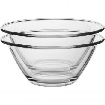 Bormioli Rocco Mr Chef Glass Nesting Mixing Bowls - 1.5 Litres - Set of 6