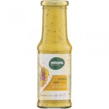 Naturata Honig Senf Sauce, 0,21 L Flasche