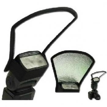 Difusor de Flash Softbox Reflector Blanco y Plateado
