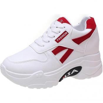 Women's Chunky Platform Lace-Up Sneakers