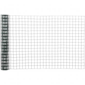 PawHut Rete Metallica da Giardino con Rivestimento in PVC