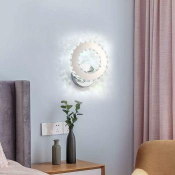 Comely K9 Crystal Energy‑Efficient Wall Lamp