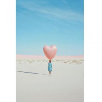 Décoration Murale Amour Épuré 65x97 cm