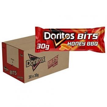 Doritos Bits Mini-Sacs Twisties au Miel et Barbecue 30x30g