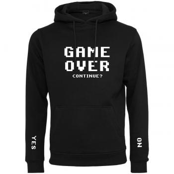 Mister Tee Game Over Sudadera con Capucha, Negro, S para Hombre