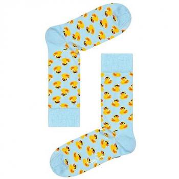Quack & Stride Women's Light Blue Rubber Duck Socks 12–8