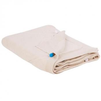 Manta Gaidar de algodón 130 x 170 cm beige
