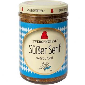 Zwergenwiese Bio Süsser Senf, 160 ml
