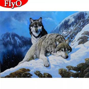 Broderie Loup Artisanal