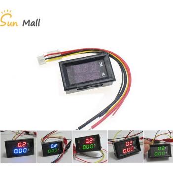 DC 100V 50A Mini 0.28 LED Digital Voltmeter Ammeter