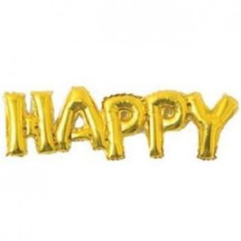 Happy Letter Foil Balloon