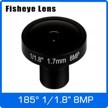 8MP 4K Fisheye Lens 1.7mm M12 Mount for IMX178
