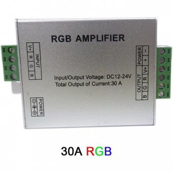 Aluminum DC5V-24V LED Controller 24A 4CH RGBW Amplifier