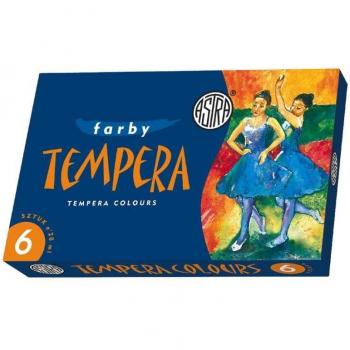 Farby tempera Astra Artea 6 kolorów - 20 ml - Outlet