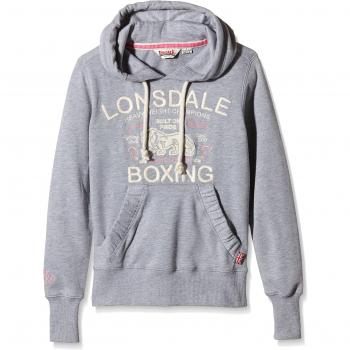 Lonsdale Women's Sweatshirt Hawkhurst - Marl Grey Sweatshirt, XS