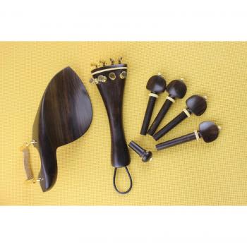 Top ongeverfde ebbenhouten luthier onderdelen voor 4/4 viool