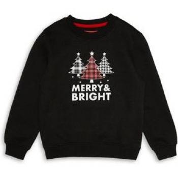 Weihnachtsfleece der Threadboys – Schwarz
