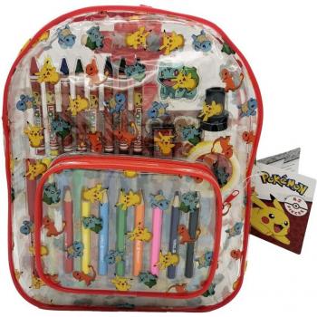 Mochila Pokémon con 42 piezas de actividades