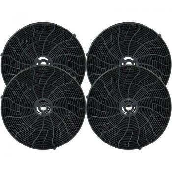 Filtres à charbon actif VH-BW 4 pièces pour hotte Whirlpool AKR 809 UK MR