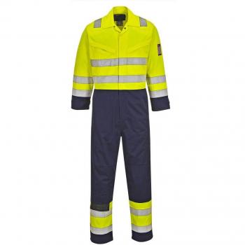 Modaflame Flame Resistant Hi Vis Overall Yellow / Navy 2XL 34