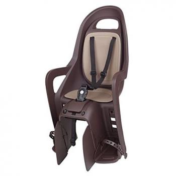 Seggiolino Polisport Groovy CFS montaggio su portapacchi marrone scuro