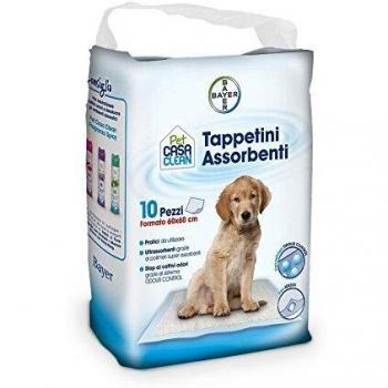 Tapis Absorbants Bayer Pet House 60x60cm - 10 pièces