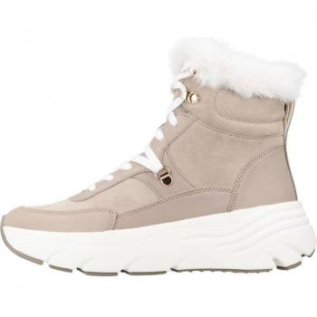 Botín deportivo Geox D Diamanta para mujer, tono beige
