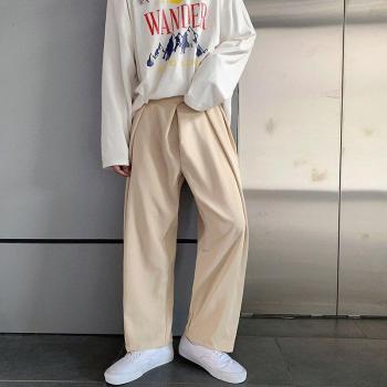 Men's Solid Color Business Casual Dress Pants
