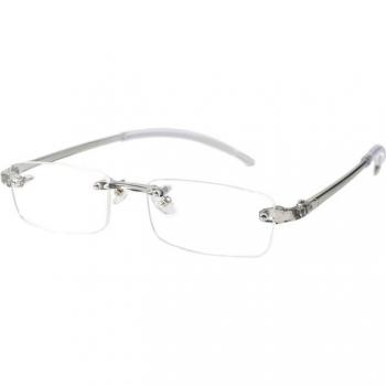 Seemfly Rimless Eyeglasses for Myopia Unisex - Diopter -1.0 to -4.0