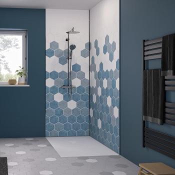 Pared Kinedo 125 cm x 250 cm Azul Camaïeu