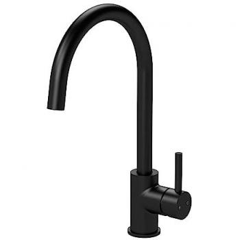 Kitchen Mono Mixer Tap 436mm Matt Black