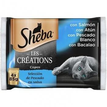 Sheba Comida Húmeda para Gatos Sabor Pescado, Multipack 13x4x85g