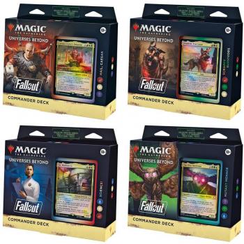Magic: The Gathering Fallout Commander Deck - Set Of 4