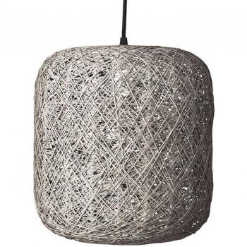 Dyberg Larsen Trommel-Pendelleuchte Rotate braun, 1-flammig, 45.0 H x 30.0 W x 30.0 D cm