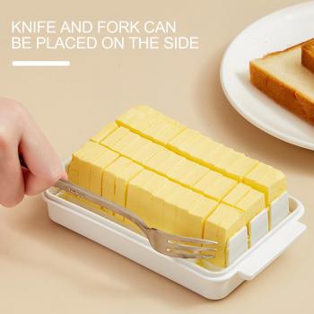 Fresh-Keeping Butter Tray with Wooden Bread Box