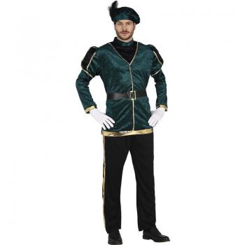 Disfraz de Paje Verde para Hombre