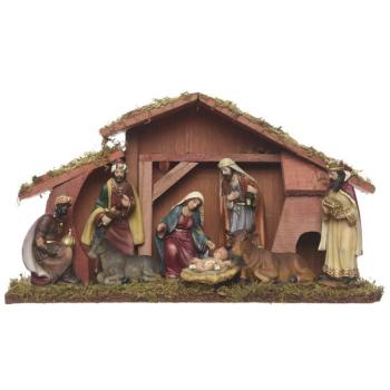 Belén Tradicional 8 Figuras 15cm