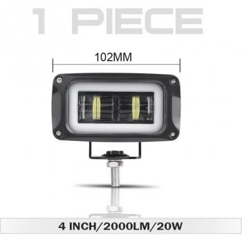 Lampe de travail LED 8D 4 pouces 2000lm 20W 6000K