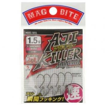 Cabeza de Jig Aji Killer Magbite 1.5 gramos tamaño 10