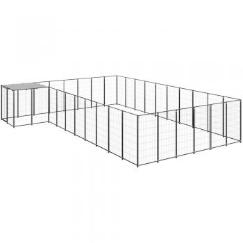 Jaula de Acero para Perros 19,36 m²