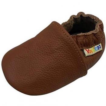 YALION Chaussures Bébé Marron 0-6 Mois