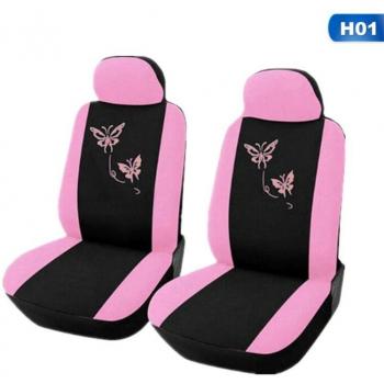 Auto-Schmetterling-Stickerei Sitzbezüge (Universal) – 4 Stück pro Set