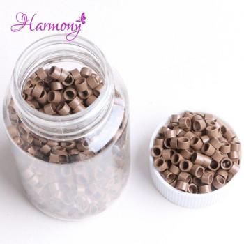 Harmony Plus 4.0mm I-Tip Hair Extension Micro Rings (Mixed Colors)