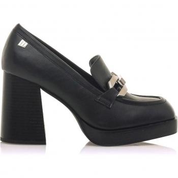 Mocasines de Tacón Mustang para Mujer en Negro