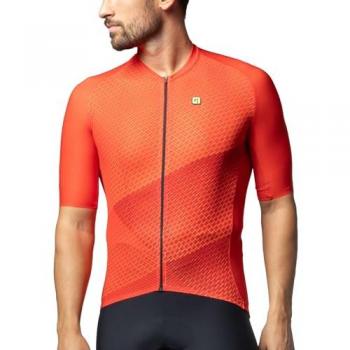 Maillot Alé Web Rojo de Manga Corta - M