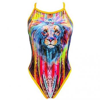 Bañador de natación Turbo Lion Revolution multicolor mujer - M
