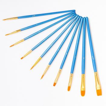 Pinceles de pintura al óleo con cerdas de nylon